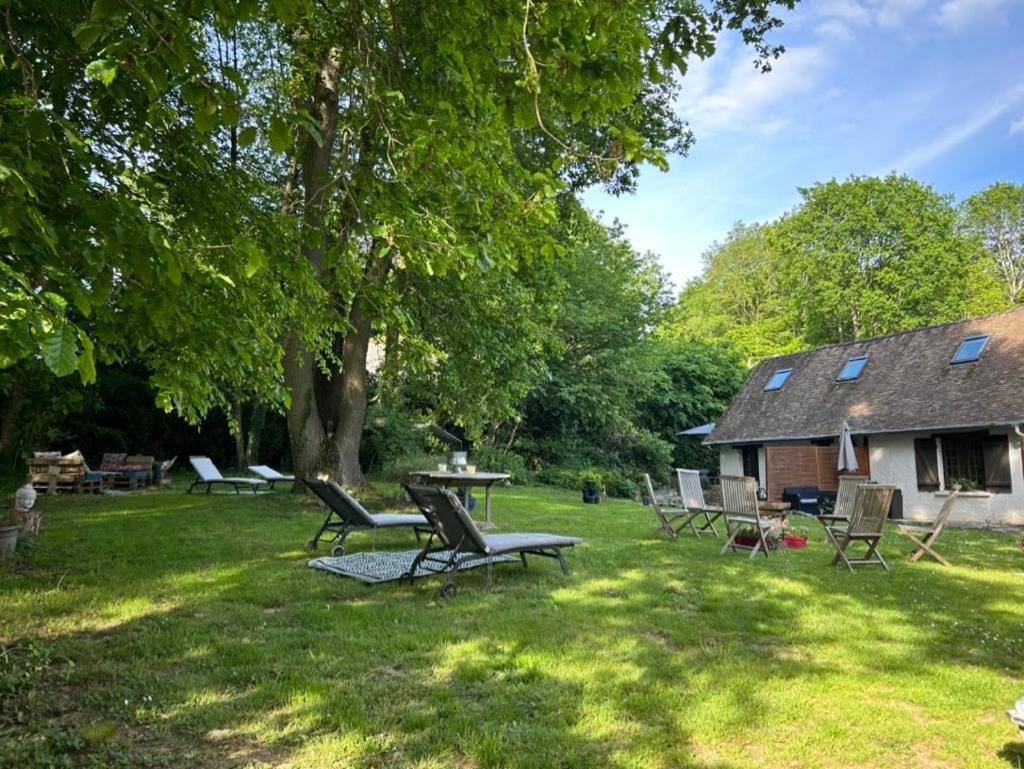 Gites Du Bois Des Perruches Saint-Vincent-des-Bois Bagian luar foto