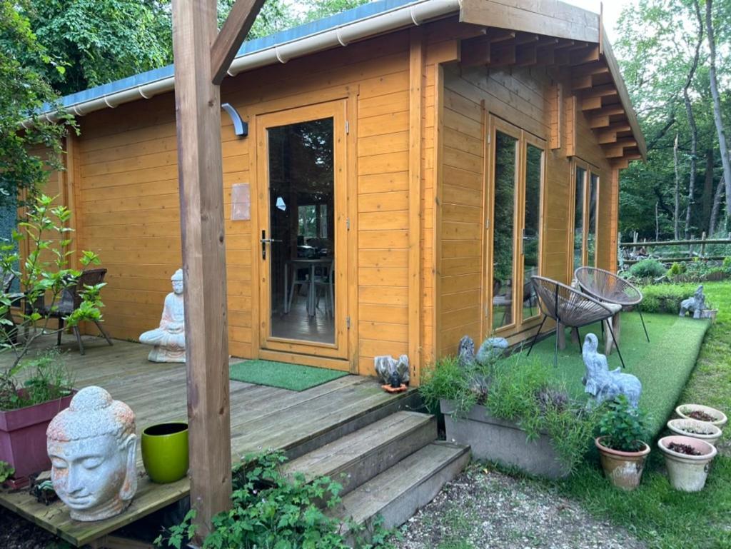 Gites Du Bois Des Perruches Saint-Vincent-des-Bois Bagian luar foto