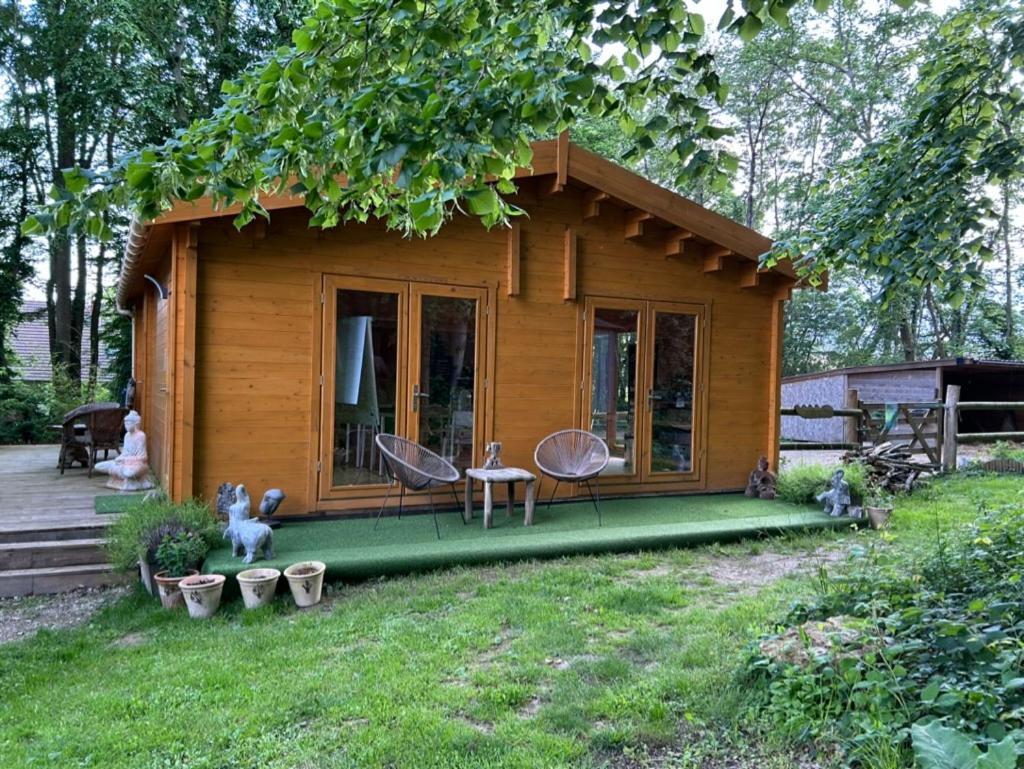Gites Du Bois Des Perruches Saint-Vincent-des-Bois Bagian luar foto